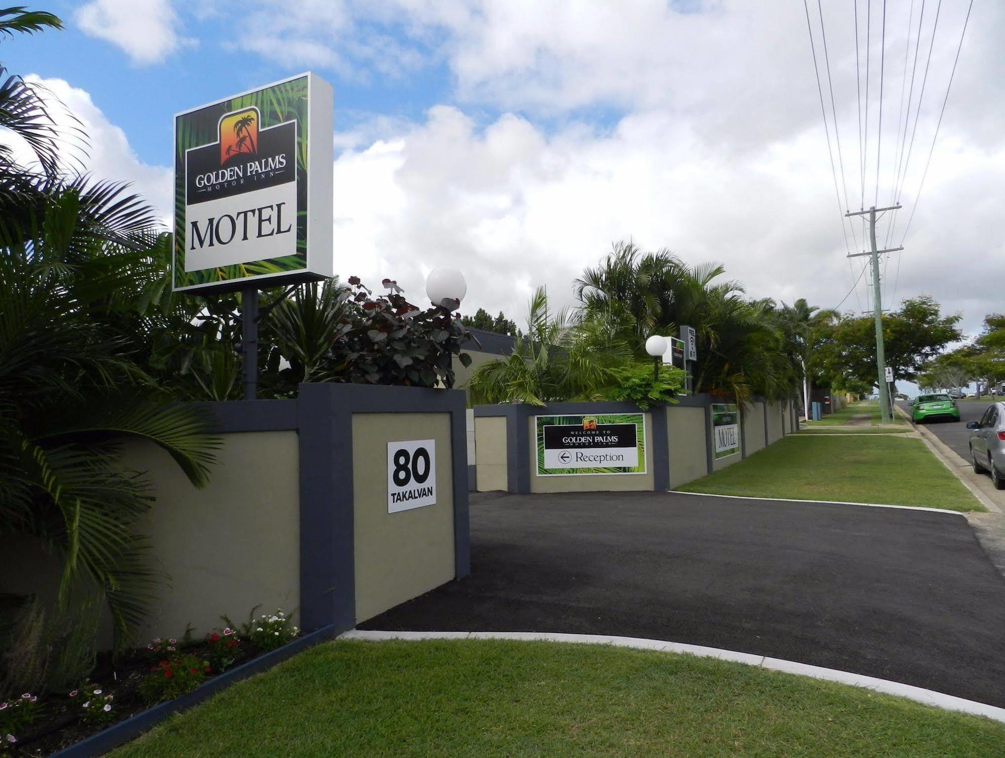 Golden Palms Motor Inn Bundaberg Exteriör bild